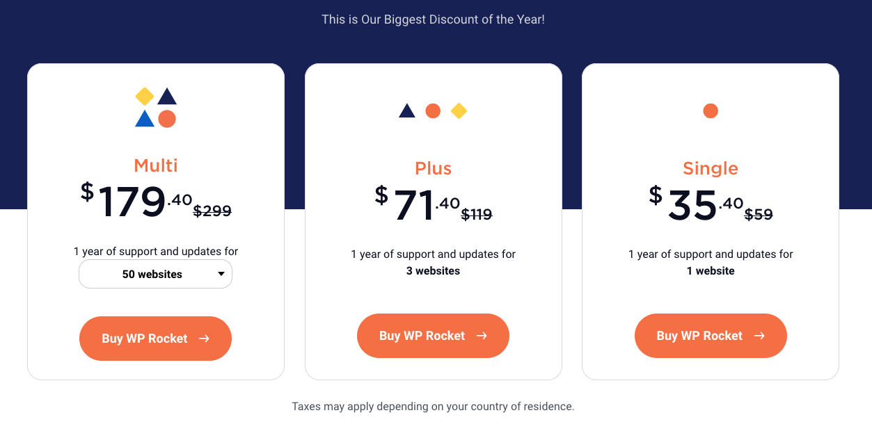 WP Rocket na Black Friday